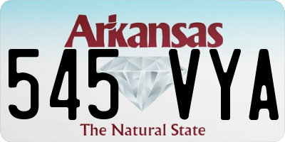 AR license plate 545VYA