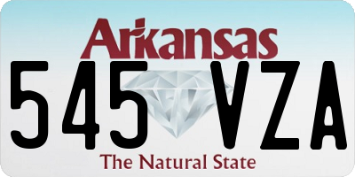 AR license plate 545VZA