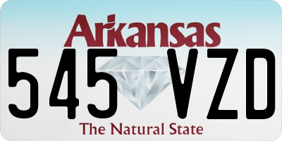 AR license plate 545VZD