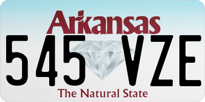 AR license plate 545VZE