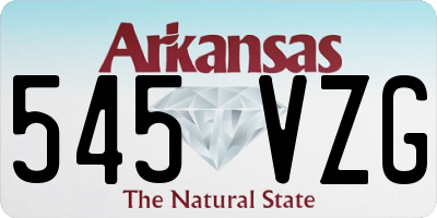 AR license plate 545VZG