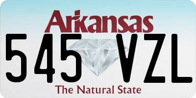 AR license plate 545VZL
