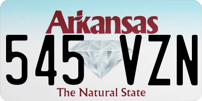 AR license plate 545VZN