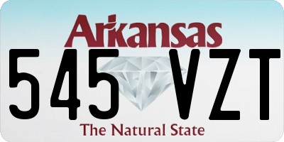 AR license plate 545VZT