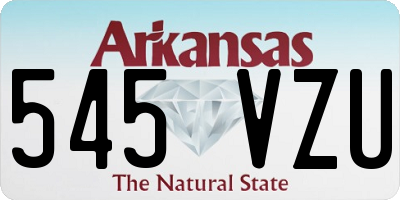 AR license plate 545VZU