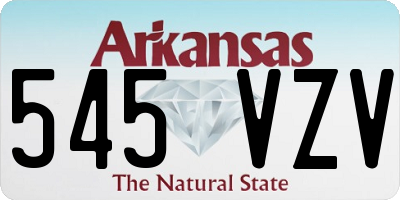 AR license plate 545VZV
