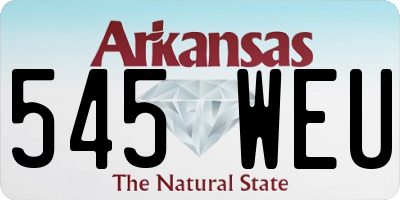 AR license plate 545WEU