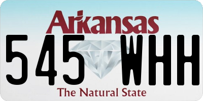 AR license plate 545WHH