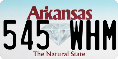 AR license plate 545WHM