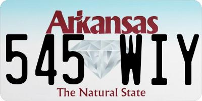AR license plate 545WIY