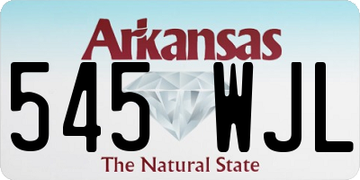 AR license plate 545WJL