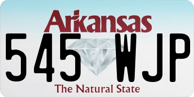 AR license plate 545WJP