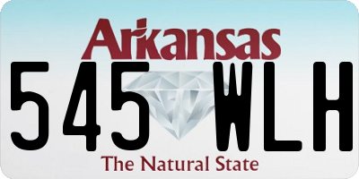AR license plate 545WLH