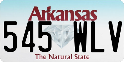 AR license plate 545WLV