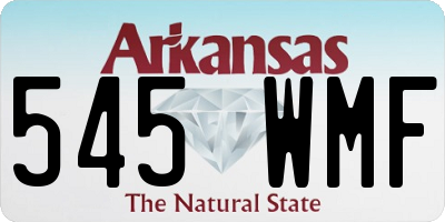 AR license plate 545WMF