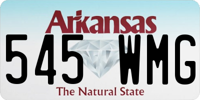 AR license plate 545WMG