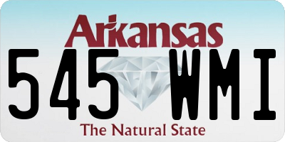 AR license plate 545WMI