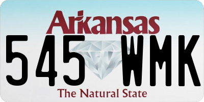 AR license plate 545WMK