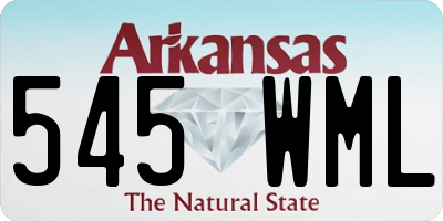 AR license plate 545WML