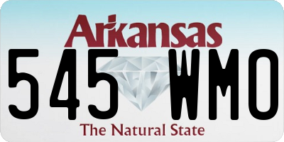 AR license plate 545WMO