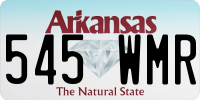 AR license plate 545WMR
