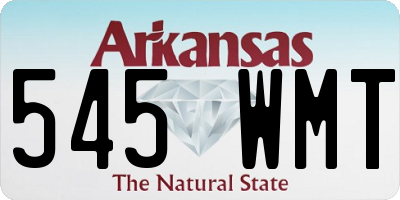 AR license plate 545WMT