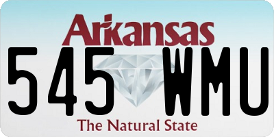 AR license plate 545WMU