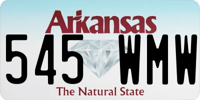 AR license plate 545WMW