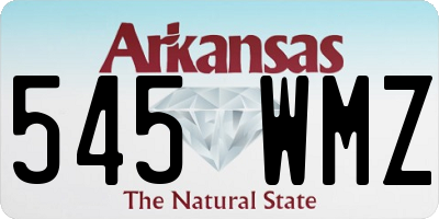 AR license plate 545WMZ