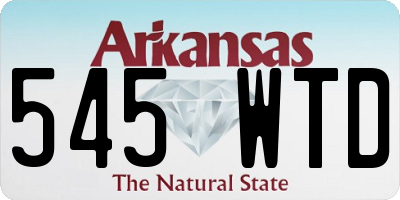 AR license plate 545WTD
