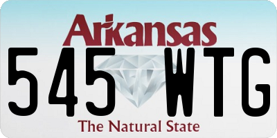 AR license plate 545WTG