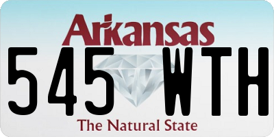 AR license plate 545WTH