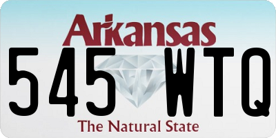 AR license plate 545WTQ