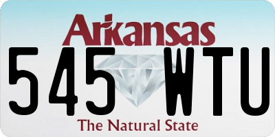 AR license plate 545WTU