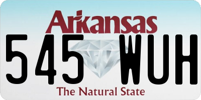 AR license plate 545WUH