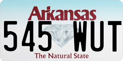 AR license plate 545WUT