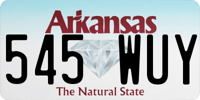 AR license plate 545WUY