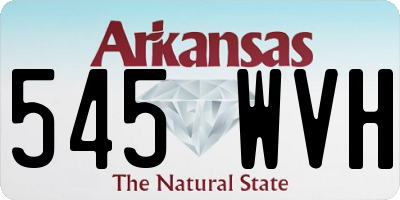 AR license plate 545WVH