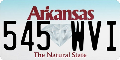 AR license plate 545WVI