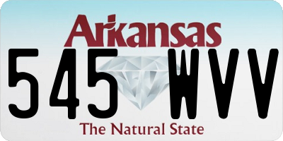 AR license plate 545WVV
