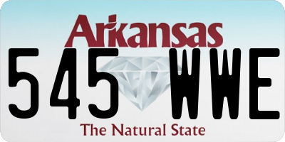 AR license plate 545WWE