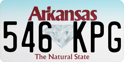 AR license plate 546KPG