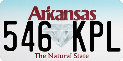 AR license plate 546KPL