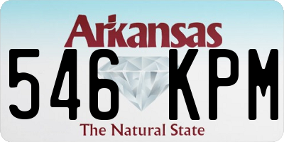 AR license plate 546KPM