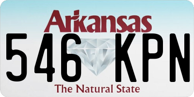 AR license plate 546KPN