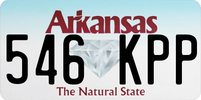 AR license plate 546KPP