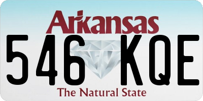 AR license plate 546KQE