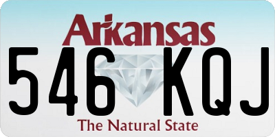 AR license plate 546KQJ