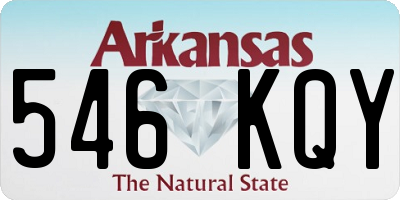 AR license plate 546KQY