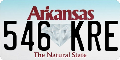 AR license plate 546KRE